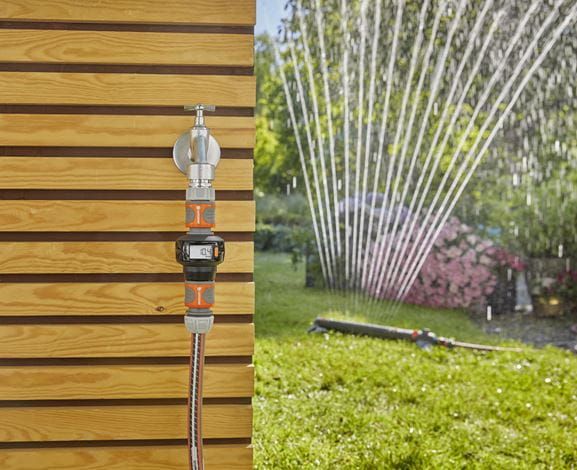 GARDENA 18350-20 Waterslangkoppeling - Zwart/Grijs/Oranje - 1 stuk