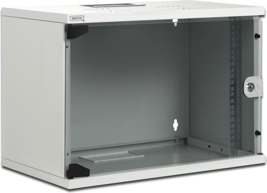 Digitus DN-19 07U-S-1 19 inch Wandkast - Grijs-wit (RAL 7035)
