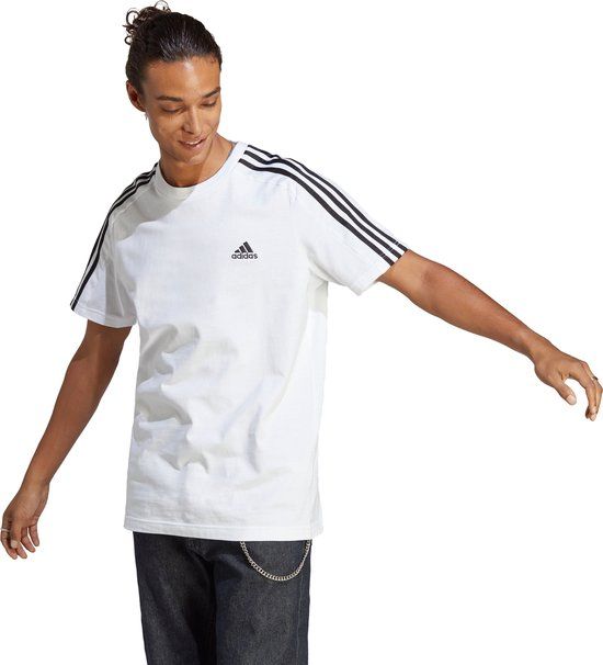 adidas Sportswear Essentials 3-Stripes T-shirt - White - Men - XL