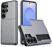 Selected by GSMpunt.nl Samsung Galaxy S26 Ultra Hoesje met Slider Kaarthouder Back Cover Grijs