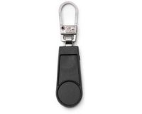 Prym Fashion Zipper Puller Rubber Zwart, Metallic, One Size