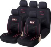 Markenlos Bol Luxe autostoelen - Universele autostoelen met een luxueus design Roze/Zwart