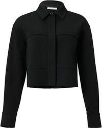 Comma Indoor-Jacke Vrouwen Zwart Polyester/Viscose Regular Fit