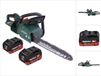 Metabo MS 36-18 LTX BL 40 Accu-kettingzaag 36 V (2x 18 V) 40 cm 22 m/s borstelloos + 2x accu 10.0 Ah