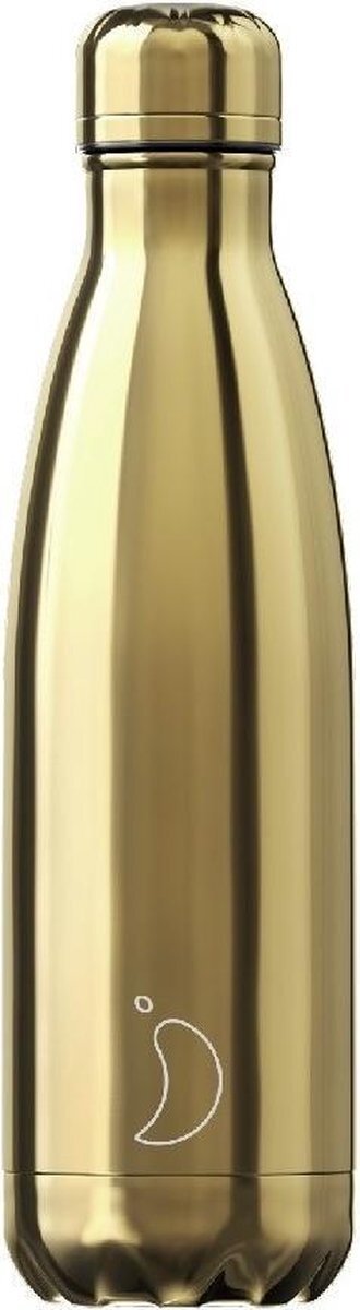 Chilly's 500 ml fles Gold 500 ml geel, rood