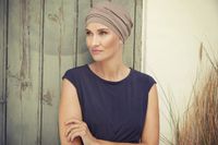 Christine Headwear Nomi Turban - Katoen/Elastaan - One Size - Effen - Vrouwen
