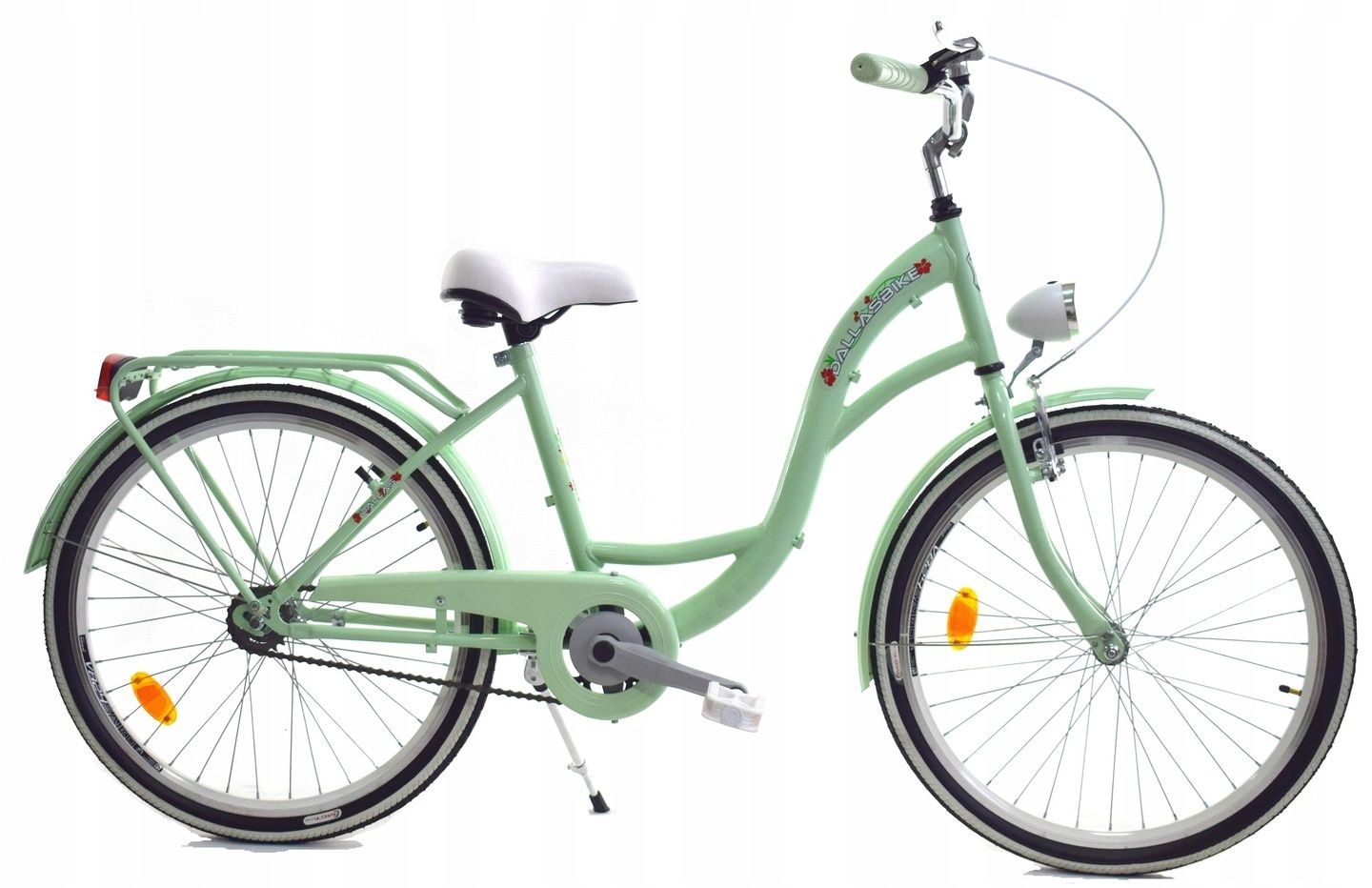 Viking Choice Meisjesfiets 24 inch stevig model in mint - Dallas Bike