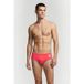 Arena One 12cm Maillot de bain Homme Grand Logo Fluo Rouge Argent Taille : 70 | Slips de bain Outlet | Homme | Gris