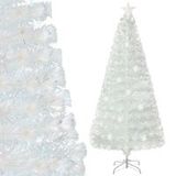 Coast Sapin de Noël artificiel Coast 180 cm, sapin enneigé avec éclairage LED à fibre optique, 8 modes CM25341DE
