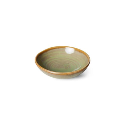 HK Living Chef ceramics schaaltje (Ø9 cm) - groen - porselein - 8718921052122