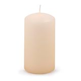 ONAU HOME Stompkaarsen, klassieke kaars/crème, beige, 1 stuk, 11,5 x Ø 6 cm, ongeparfumeerd, voor decoratie, 38 uur brandduur, decoratieve kaarsen, waskaars, tafelkaarsen, altaarkaars