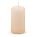 ONAU HOME Stompkaarsen, klassieke kaars/crème, beige, 1 stuk, 11,5 x Ø 6 cm, ongeparfumeerd, voor decoratie, 38 uur brandduur, decoratieve kaarsen, waskaars, tafelkaarsen, altaarkaars