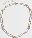 Urban Classics Color Mix Ketting Goudkleurig/Zilverkleurig