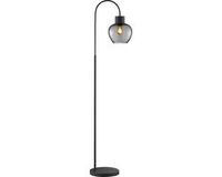 Brilliant Ligari - Vloerlamp - E27 max 1x20W - Zwart/Smoke