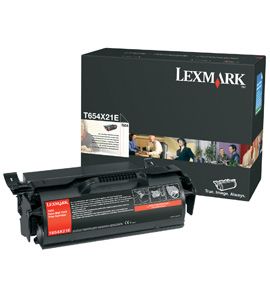 Lexmark T654X21E Zwarte Toner Cartridge - 36000 Pagina's