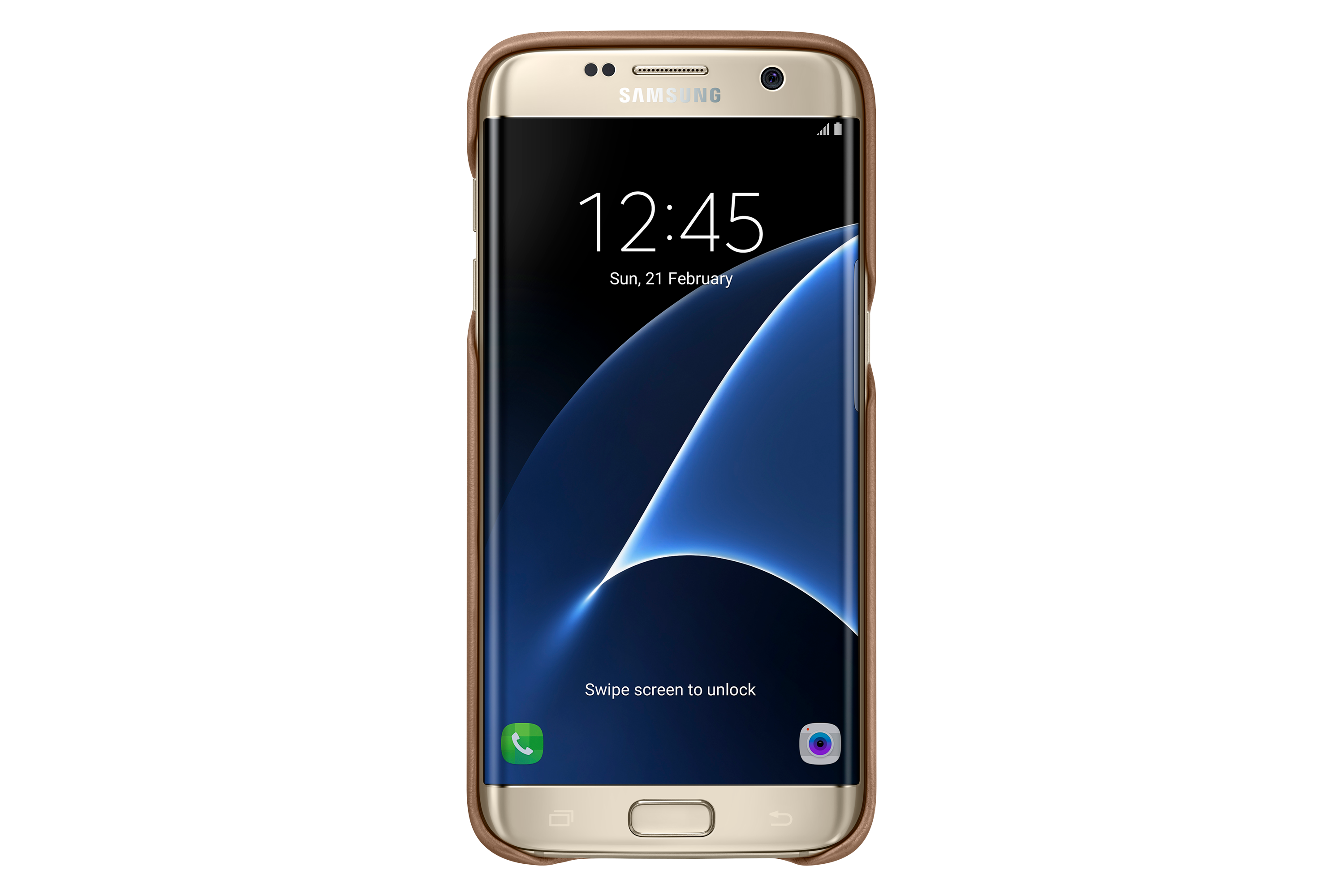 Samsung EF-VG935 - Back Cover - Galaxy S7 Edge - Zwart