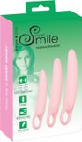 Sweet Smile Vaginale Training Vagisnisme Set - Siliconen Dildo - Pastel Roze