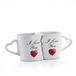 Out Of The Blue Kg I Love You Double Mok - Hartjes Mok - Keramiek - Romantisch Cadeau
