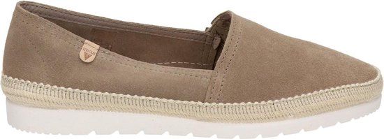 Verbenas Noa Serraje Suède Espadrilles - Taupe - Maat 36
