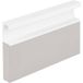 Viefe SIX Poignée de meuble en aluminium, 297 mm - Blanc mat