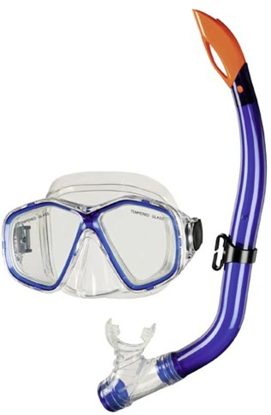 Beco kinder snorkelsetje Bari - blauw - 8