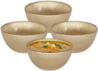 Home Deco Factory Soepkommen Gold Rush - Goud - Keramiek - 6 stuks