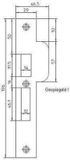 Nemef sluitplaat 4109/17 ls rvs