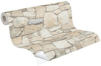 A.S. Création The Wallcover 385710 Zelfklevend Behang Steenlook Beige