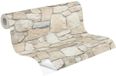 A.S. Création The Wallcover 385710 Zelfklevend Behang Steenlook Beige