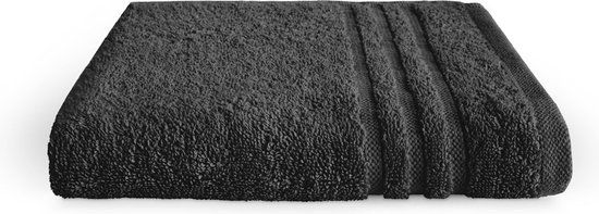 Byrklund Baddoek Bath Basics - 50x100 cm - 100% Katoen - Antraciet