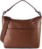 Mandarina Duck Sac bandoulière en cuir Mellow Leather Hobo Milk Chocolate marron