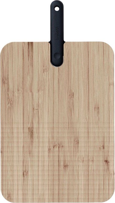 Trebonn Snijplank met Broodmes - 43 cm - Black Edition - Zwart