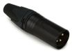 Equip 147930 Connecteur XLR mâle 3 pôles, droit, noir