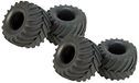 Tamiya Monster banden, modelbouw accessoires, 2 stuks