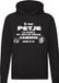 Sweat à capuche unisexe noir en coton