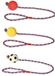 Kerbl Foam Rubber Ball on Rope 60cm