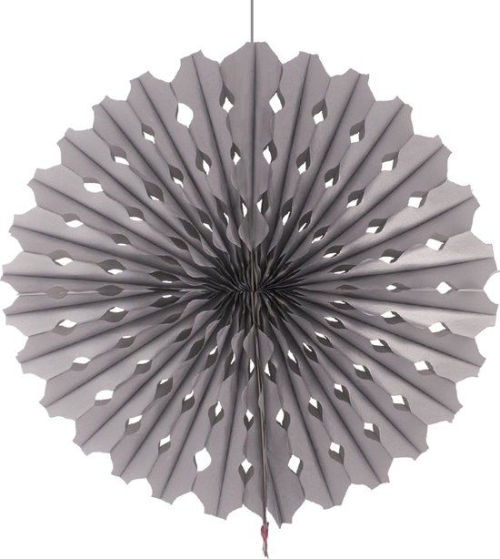 Folat Zilveren decoratie - 45 cm - Themafeest