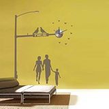 Walplus 10A067 Happy Familie wandklok