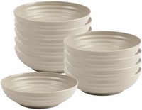 Plasticforte Soepkommen - 10 stuks - Taupe - 19 cm