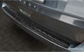 Zwart Avisa Zwart RVS Achterbumperprotector passend voor Volkswagen Caddy V 2020- 'Ribs'
