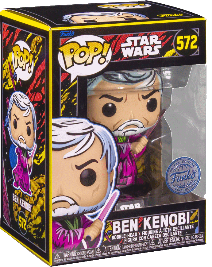 Funko Pop! - Star Wars 'Retro' Obi-Wan #572