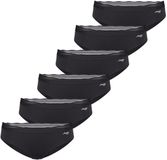 sloggi Dames hipster slip 6 pack Go Blush zwart