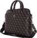 Guess 15 Inch PU Leather Laptop and Tablet Bag - New 4G - Zwart