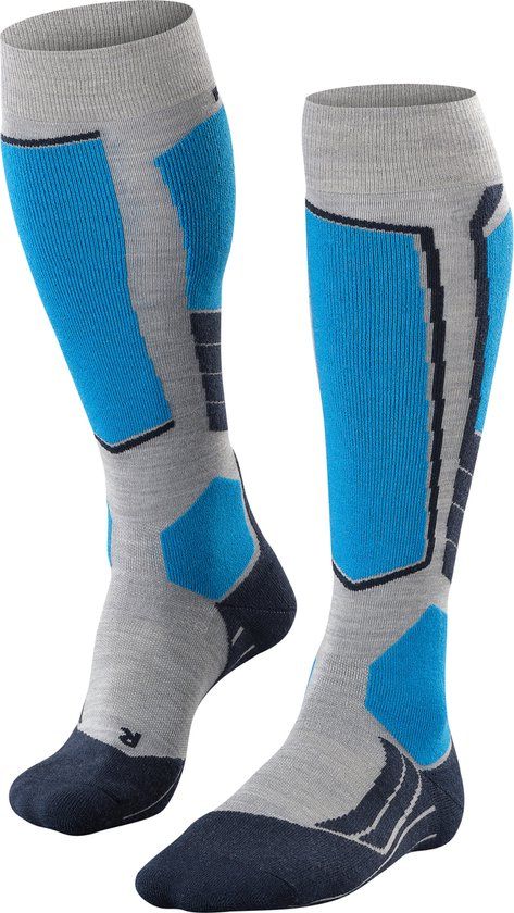 Falke SK2 Wool Sokken Heren - Grijs/Blauw - EU 42-43 - 2023