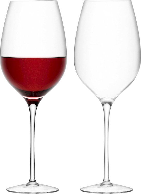 LSA Wine Wijnglas Rood Goblet - 850 ml - Set van 2 - Transparant