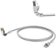 Weidmüller 1248280005 Câble réseau RJ45, câble de brassage CAT 6A S/FTP 0,50 m Gris certifié UL 1 pièce(s)