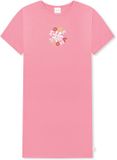 Schiesser Nachthemd 1/2 Meisjes Pink Katoen Maat 128
