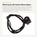 OEM Allecto - Stuur Claxon Schakelaar - Universele Kill Switch