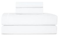 Casual Living 32631 King Size Hotelstijl Premium Zijdeachtige Ultra-Zachte Luxe Koeltechnologie Machine Wasbaar Sneldrogend Anti-Rimpel Beddengoed 4-delige Lakens en Kussenslopen Set, King, Wit
