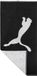 Puma TEAM Towel Small badhanddoek 50x100 zwart
